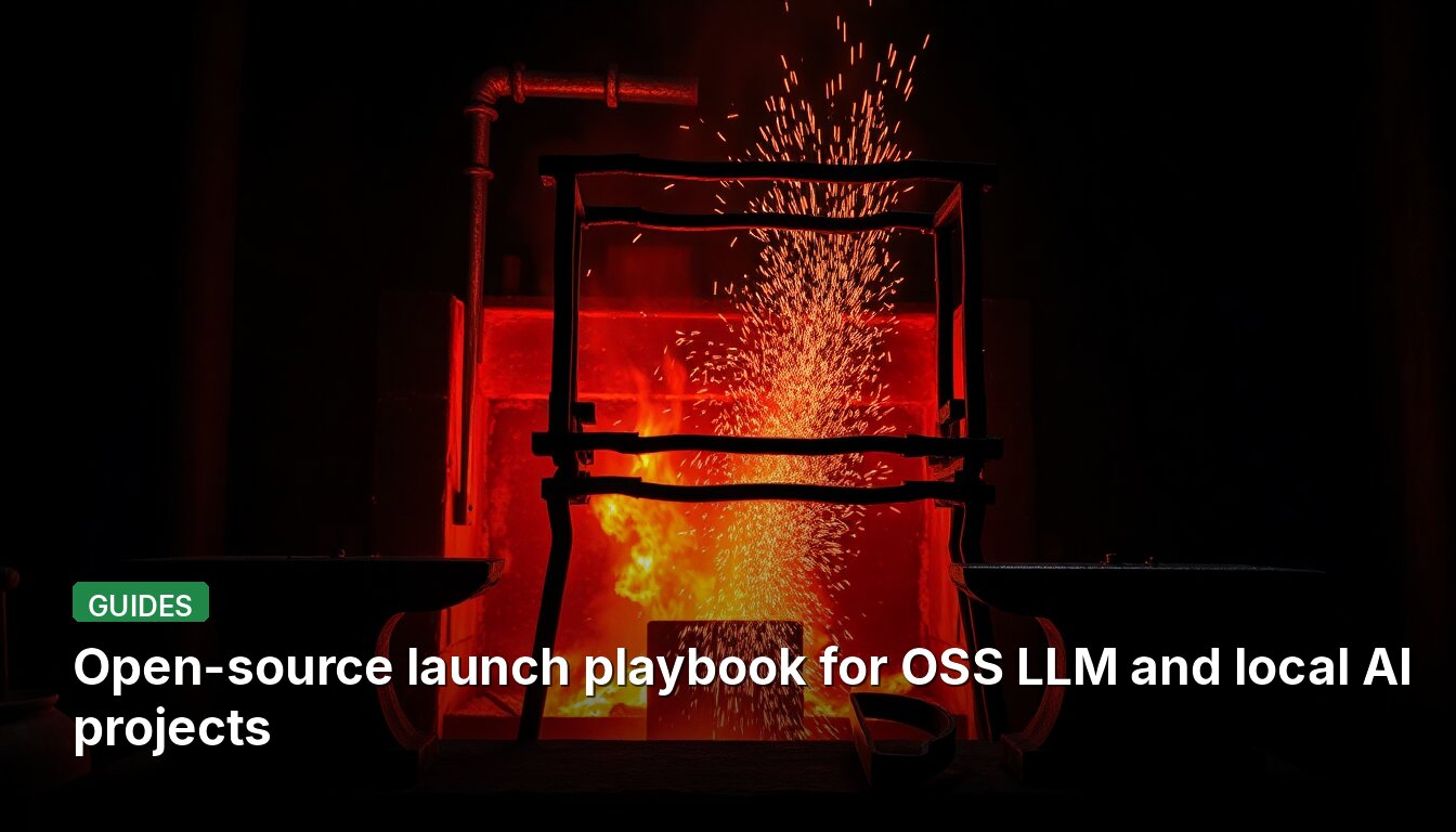 Open-source launch playbook for OSS LLM and local AI projects