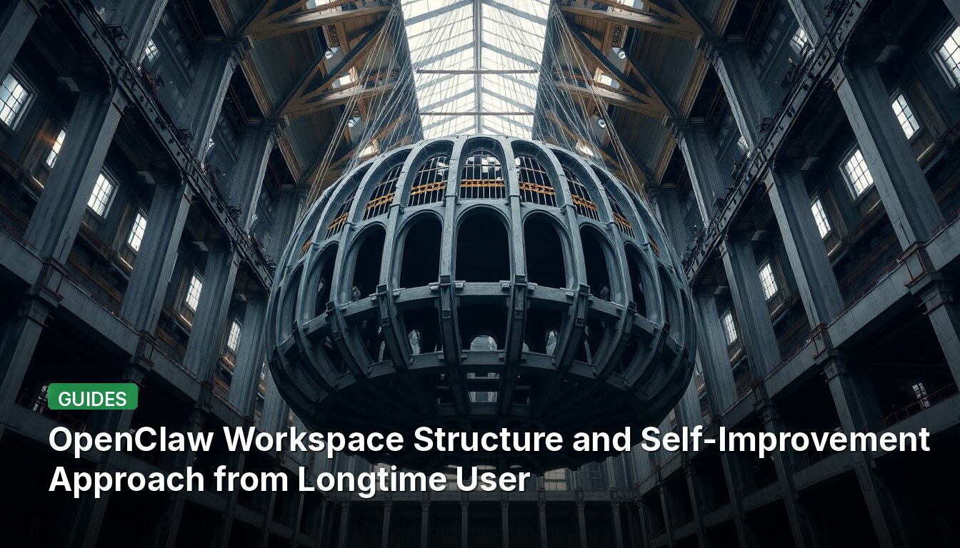 OpenClaw Workspace Structure and Self-Improvement Approach from Longtime User