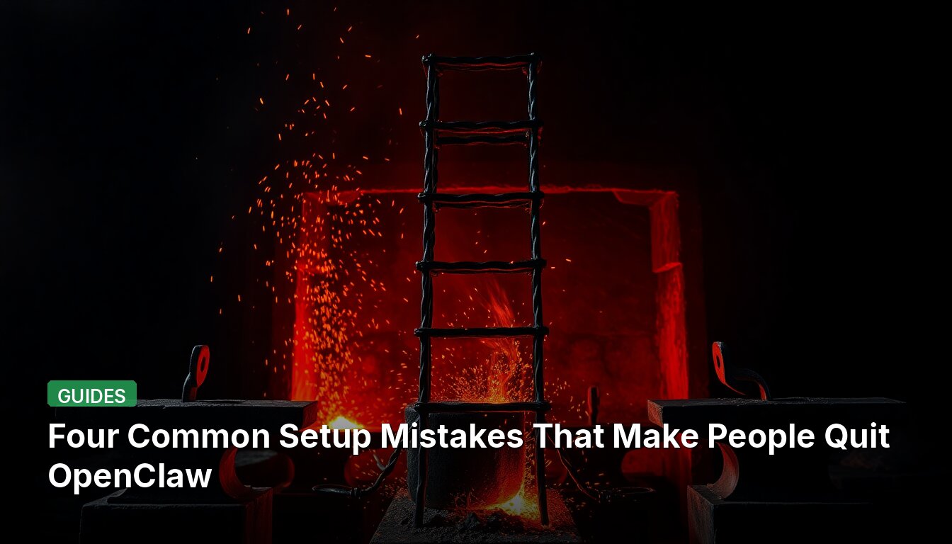Four Common Setup Mistakes That Make People Quit OpenClaw
