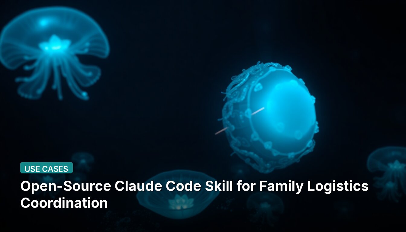 Open-Source Claude Code Skill for Family Logistics Coordination