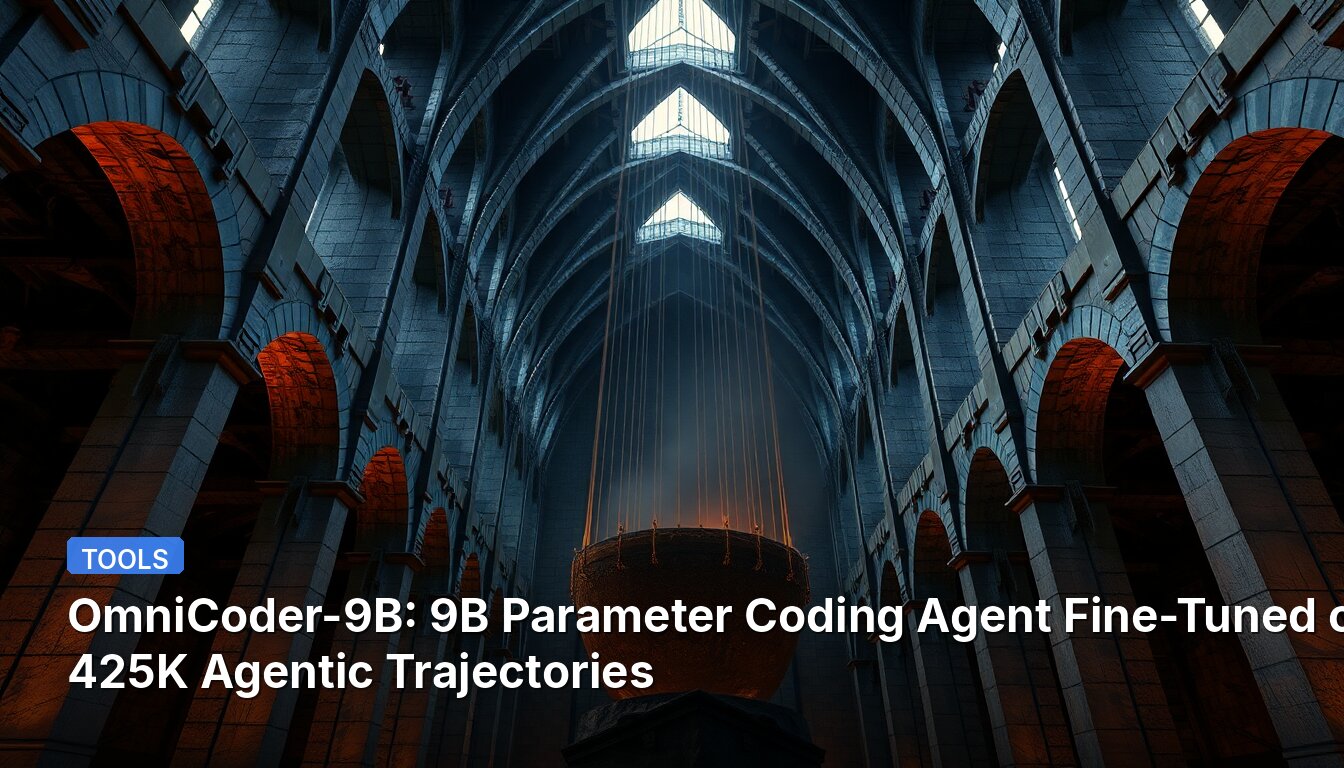 OmniCoder-9B: 9B Parameter Coding Agent Fine-Tuned on 425K Agentic Trajectories