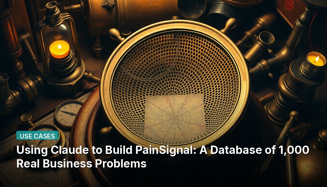Using Claude to Build PainSignal: A Database of 1,000 Real Business Problems