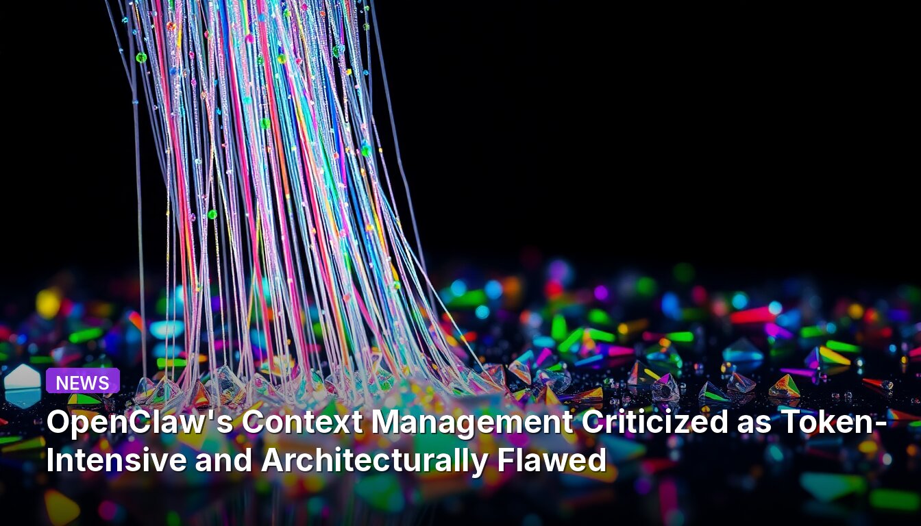 OpenClaw's Context Management Criticized as Token-Intensive and Architecturally Flawed
