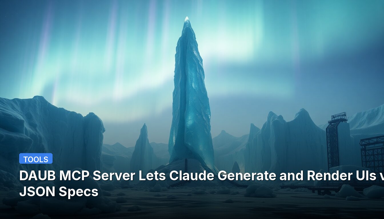 DAUB MCP Server Lets Claude Generate and Render UIs via JSON Specs