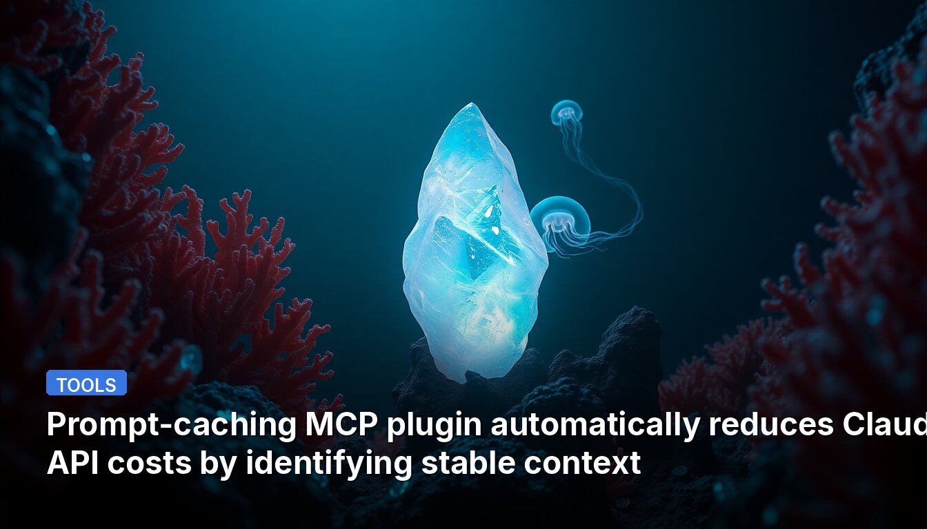 Prompt-caching MCP plugin automatically reduces Claude API costs by identifying stable context