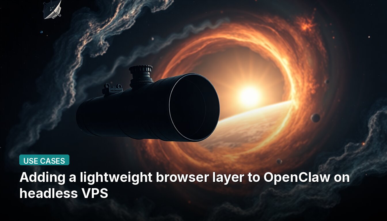 Adding a lightweight browser layer to OpenClaw on headless VPS