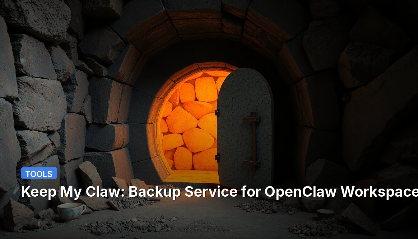 Keep My Claw: Backup Service for OpenClaw Workspaces