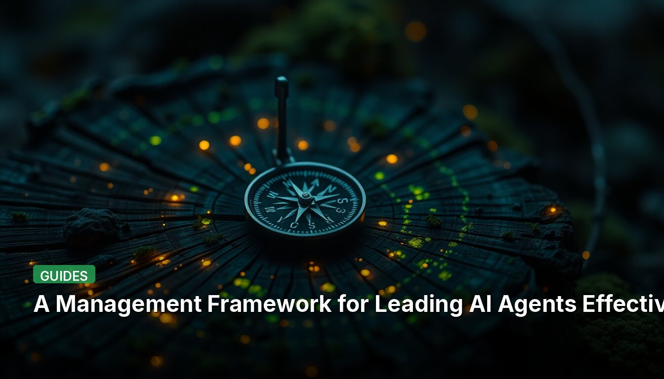 A Management Framework for Leading AI Agents Effectively