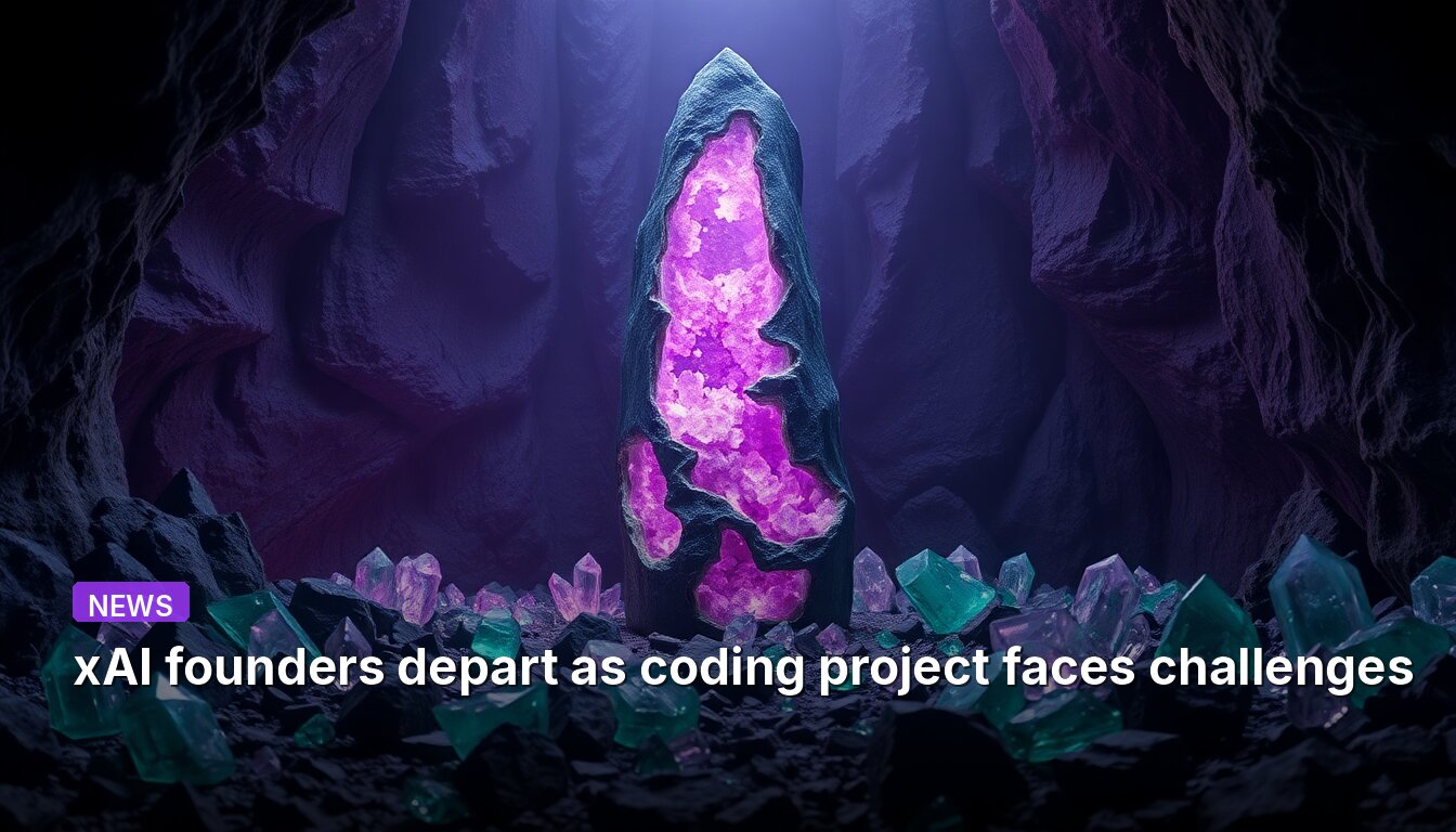 xAI founders depart as coding project faces challenges