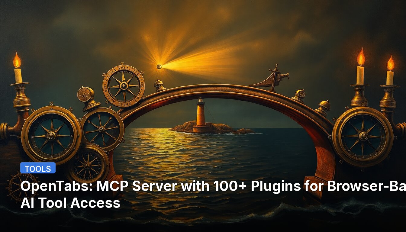 OpenTabs: MCP Server with 100+ Plugins for Browser-Based AI Tool Access