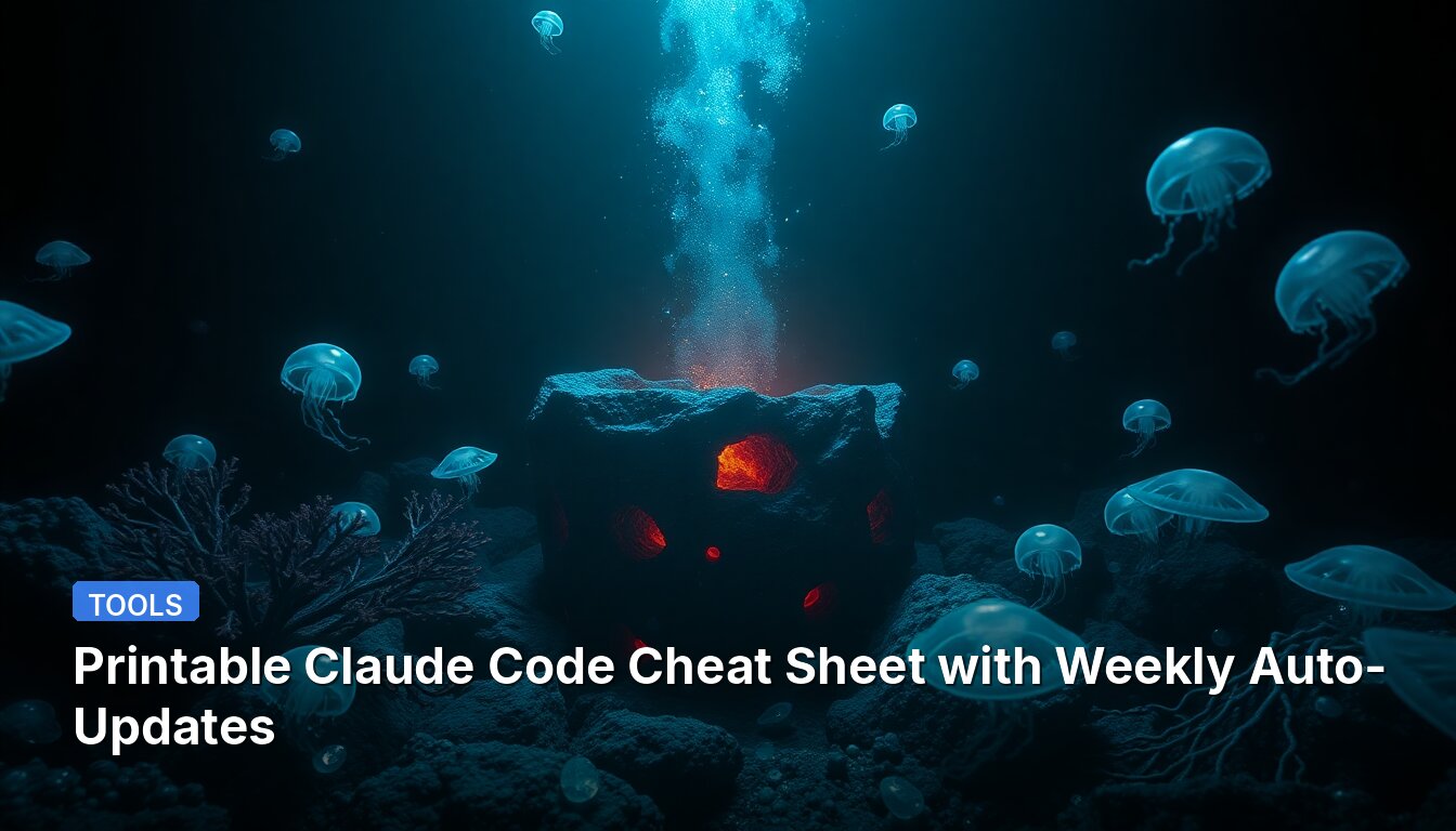 Printable Claude Code Cheat Sheet with Weekly Auto-Updates