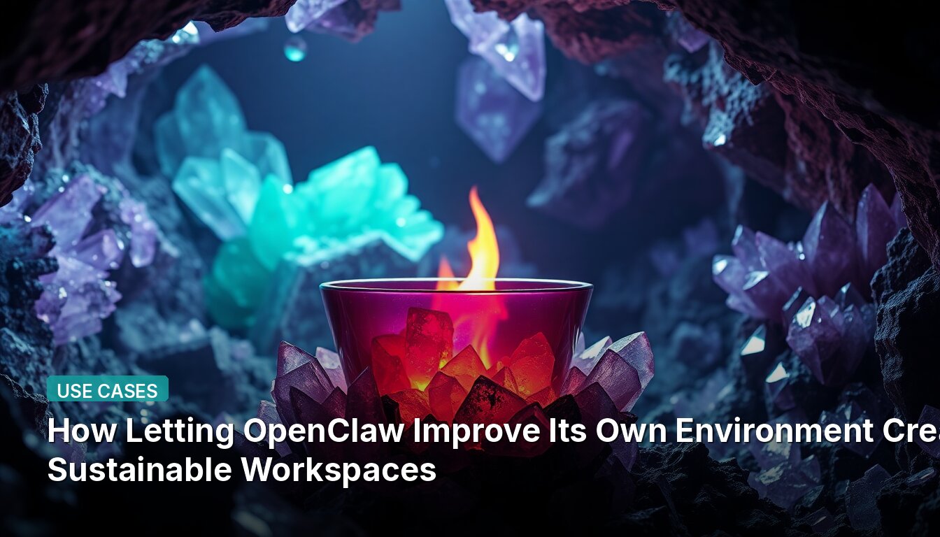How Letting OpenClaw Improve Its Own Environment Creates Sustainable Workspaces