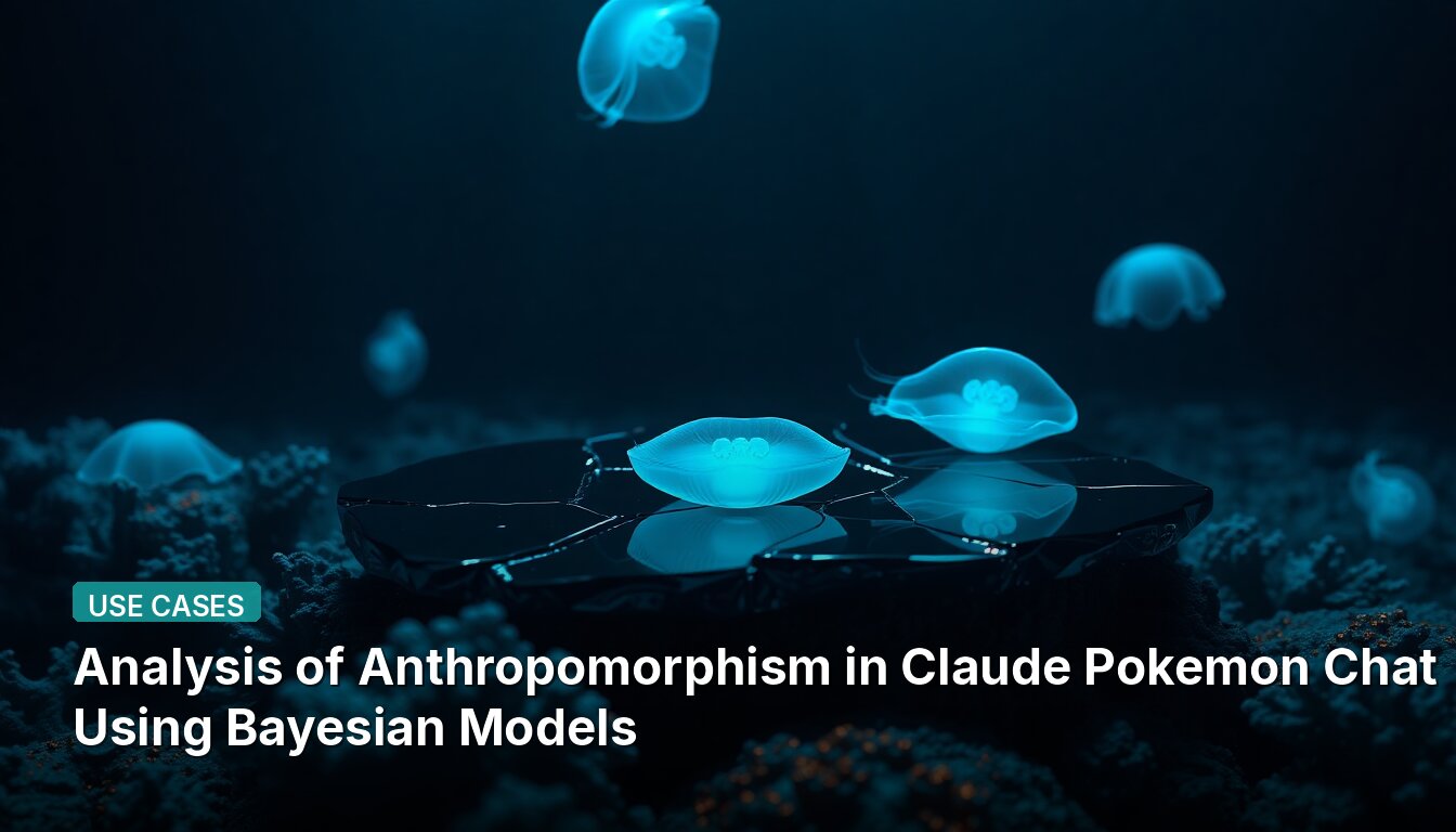 Analysis of Anthropomorphism in Claude Pokemon Chat Using Bayesian Models
