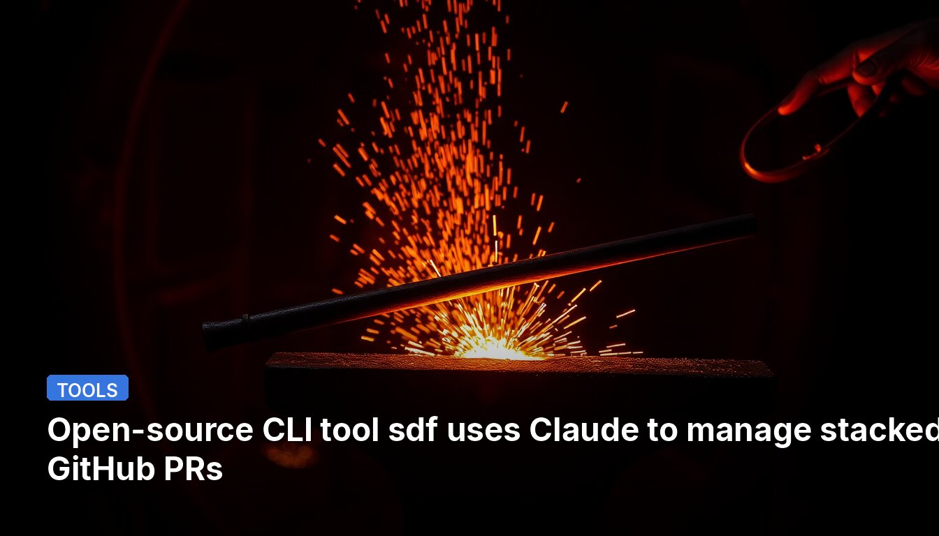 Open-source CLI tool sdf uses Claude to manage stacked GitHub PRs