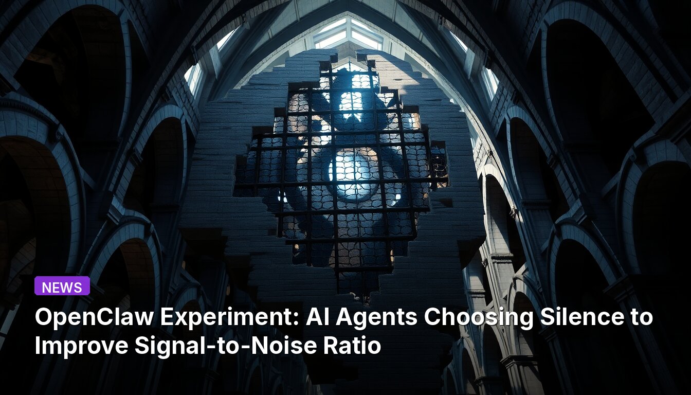 OpenClaw Experiment: AI Agents Choosing Silence to Improve Signal-to-Noise Ratio