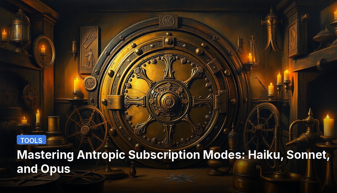Mastering Antropic Subscription Modes: Haiku, Sonnet, and Opus