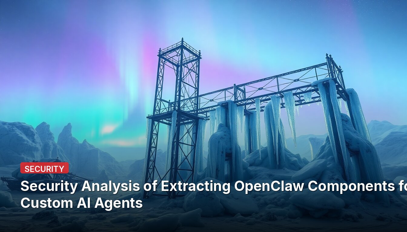 Security Analysis of Extracting OpenClaw Components for Custom AI Agents