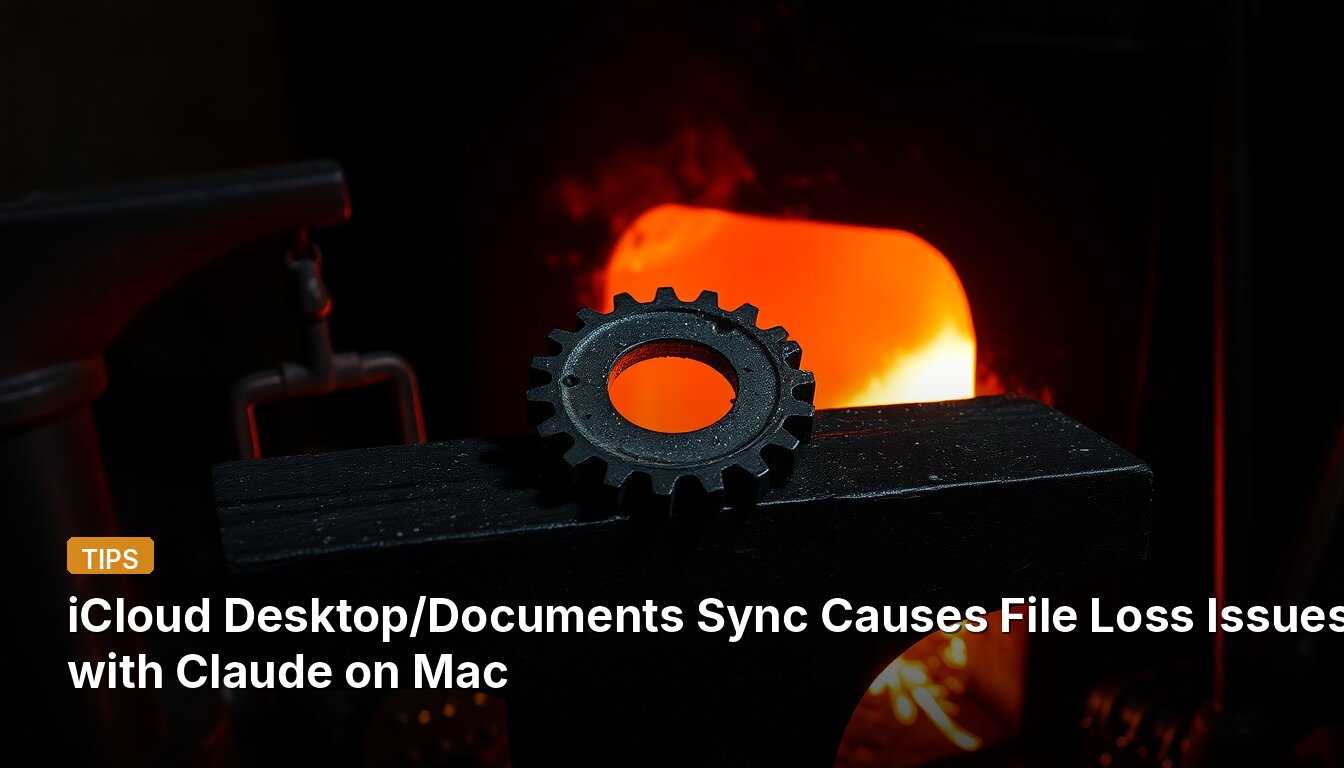 iCloud Desktop/Documents Sync Causes File Loss Issues with Claude on Mac