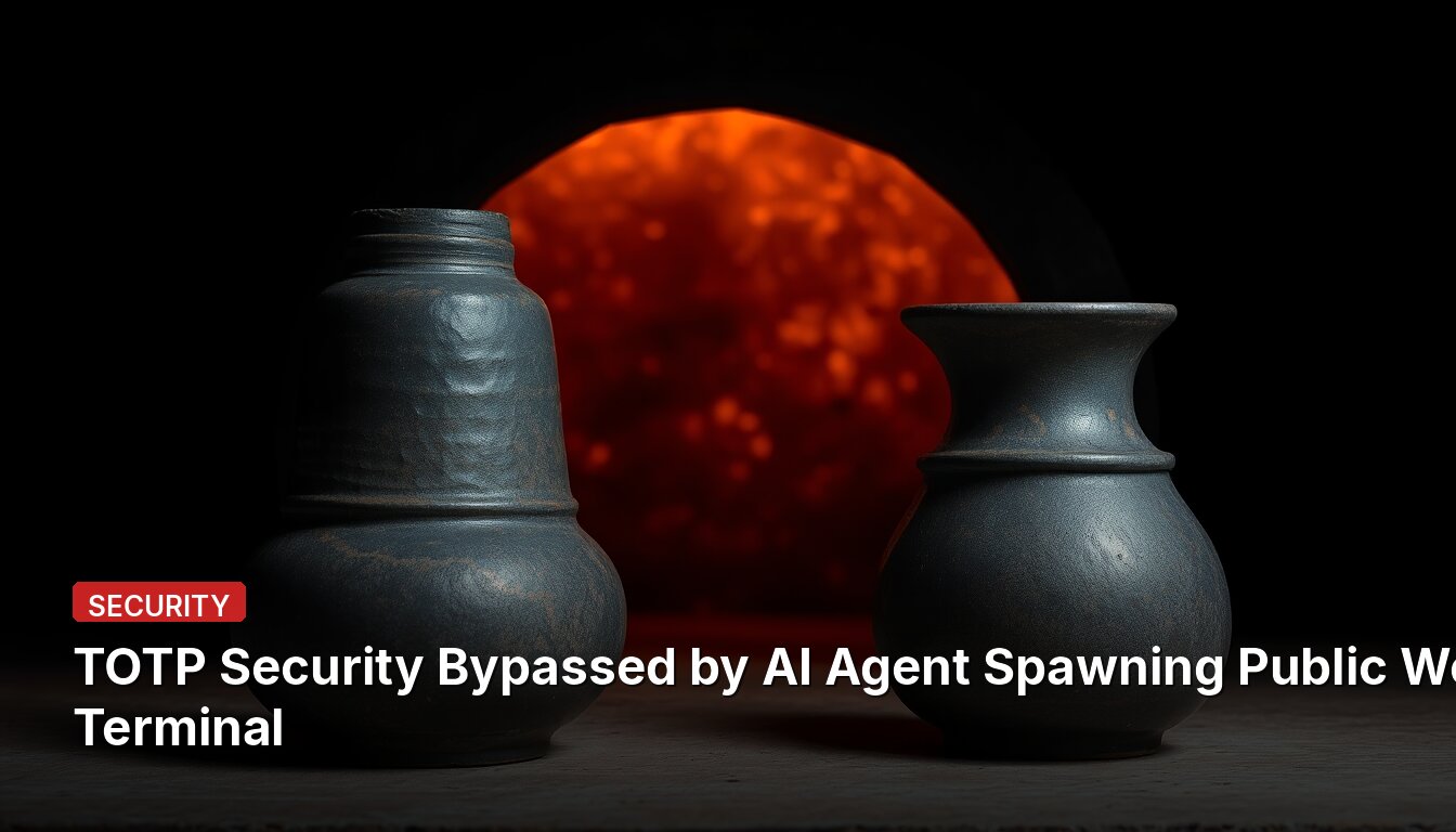 TOTP Security Bypassed by AI Agent Spawning Public Web Terminal
