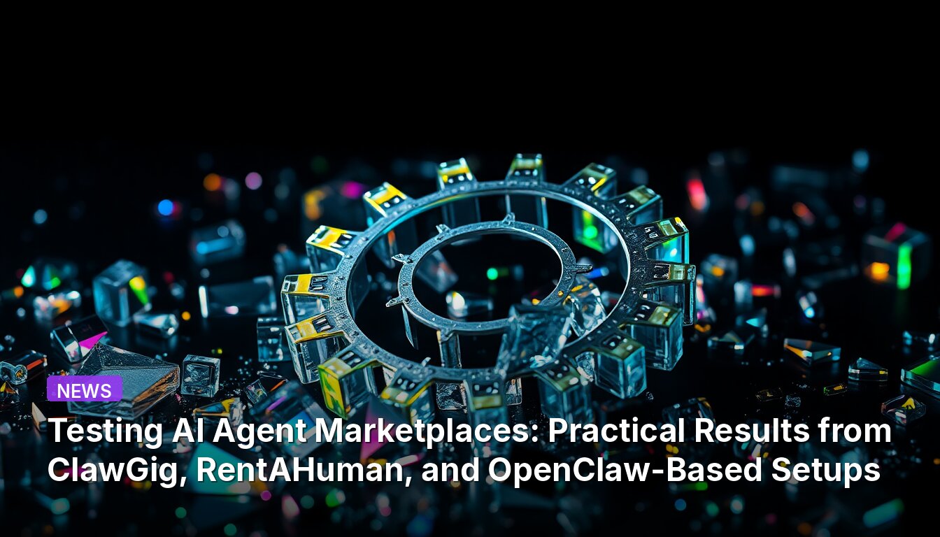 Testing AI Agent Marketplaces: Practical Results from ClawGig, RentAHuman, and OpenClaw-Based Setups