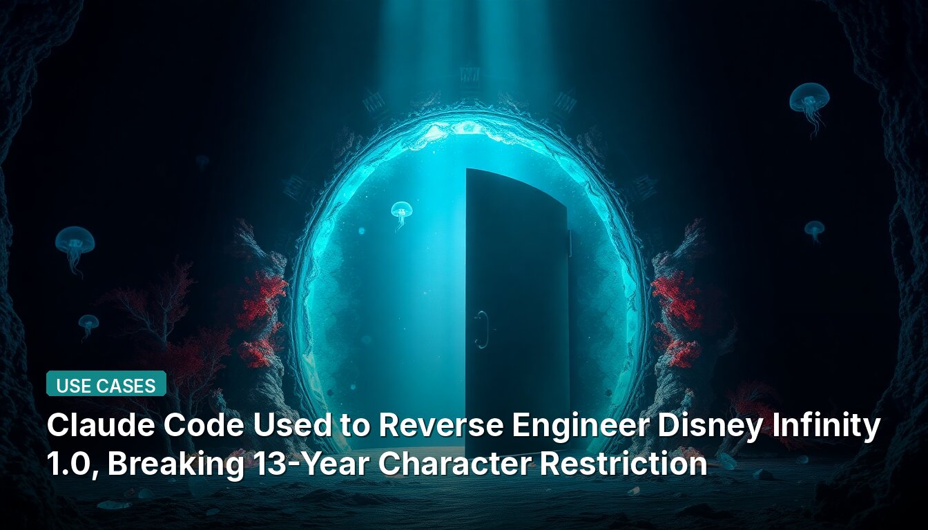 Claude Code Used to Reverse Engineer Disney Infinity 1.0, Breaking 13-Year Character Restriction