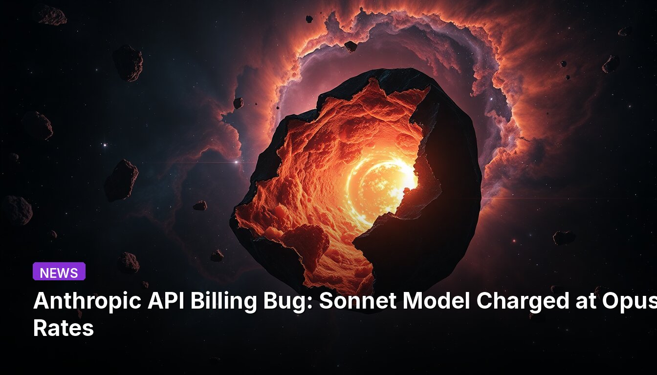 Anthropic API Billing Bug: Sonnet Model Charged at Opus Rates