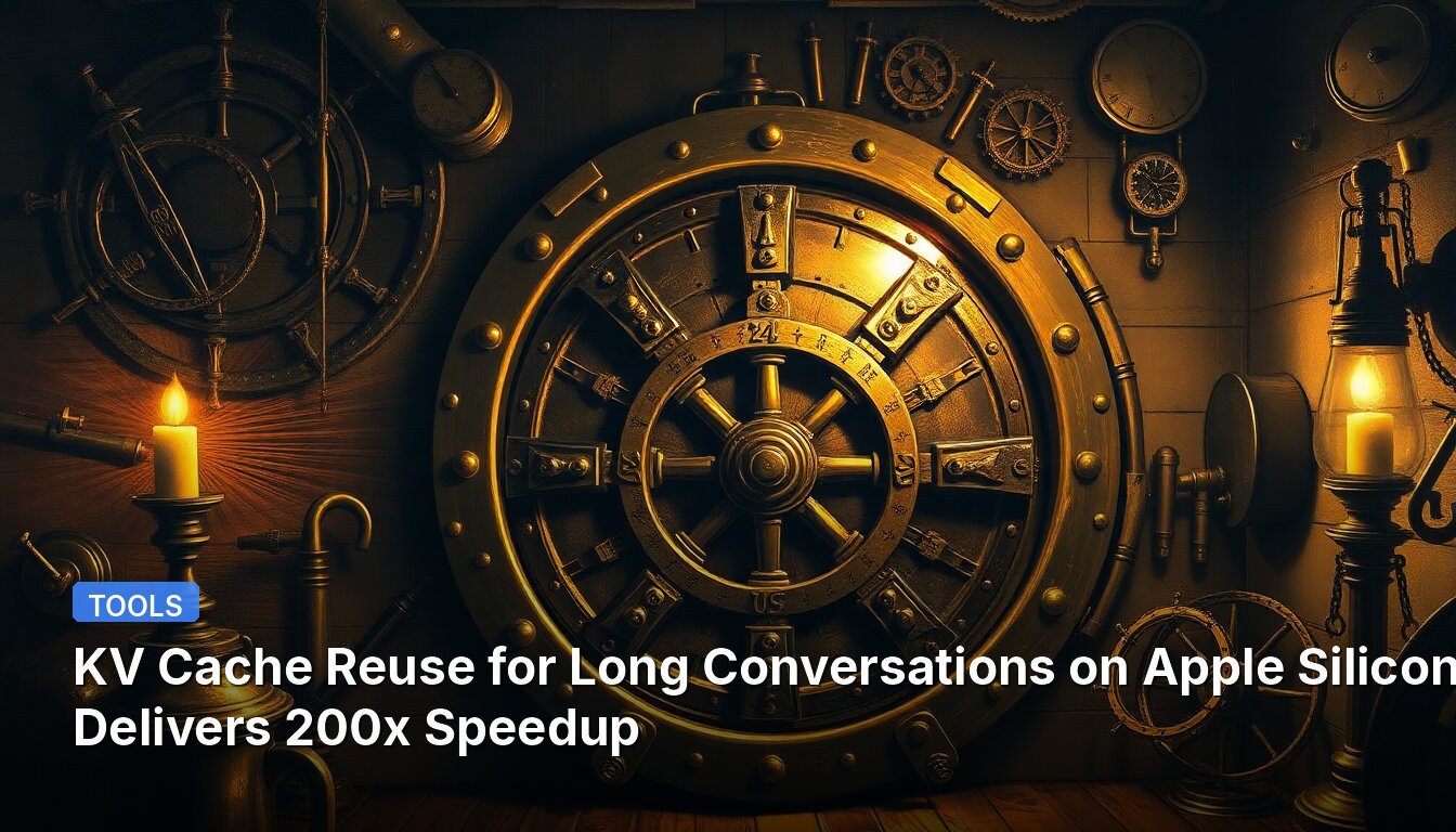 KV Cache Reuse for Long Conversations on Apple Silicon Delivers 200x Speedup