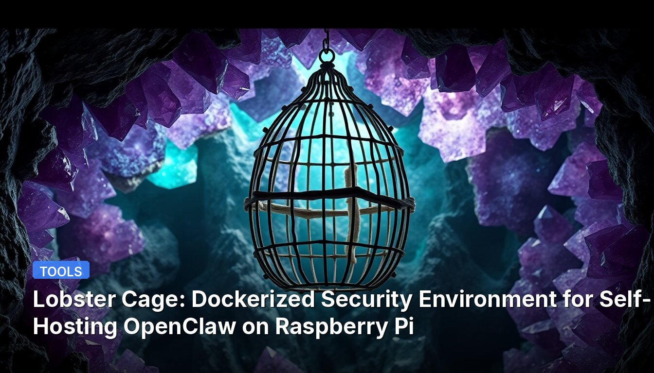 Lobster Cage: Dockerized Security Environment for Self-Hosting OpenClaw on Raspberry Pi