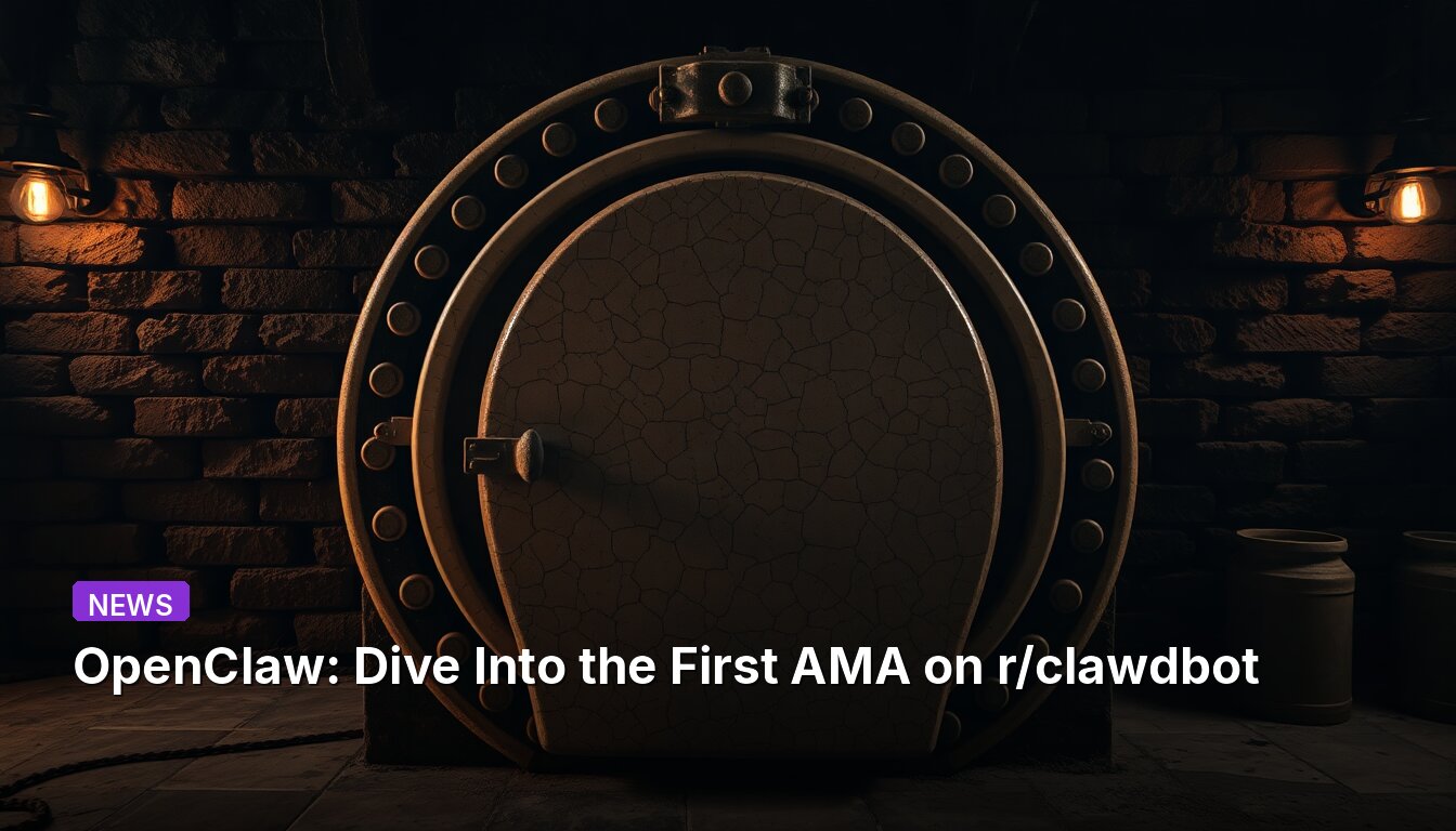 OpenClaw: Dive Into the First AMA on r/clawdbot