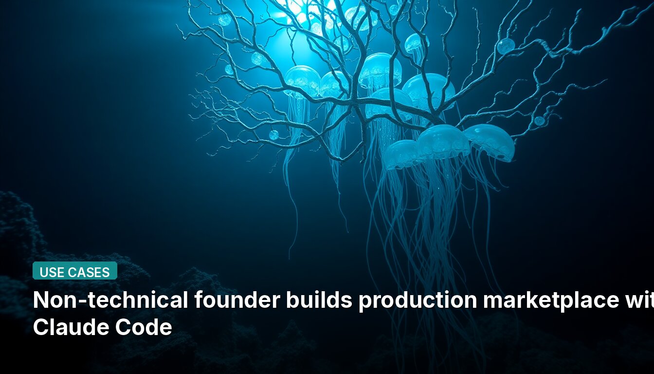 Non-technical founder builds production marketplace with Claude Code