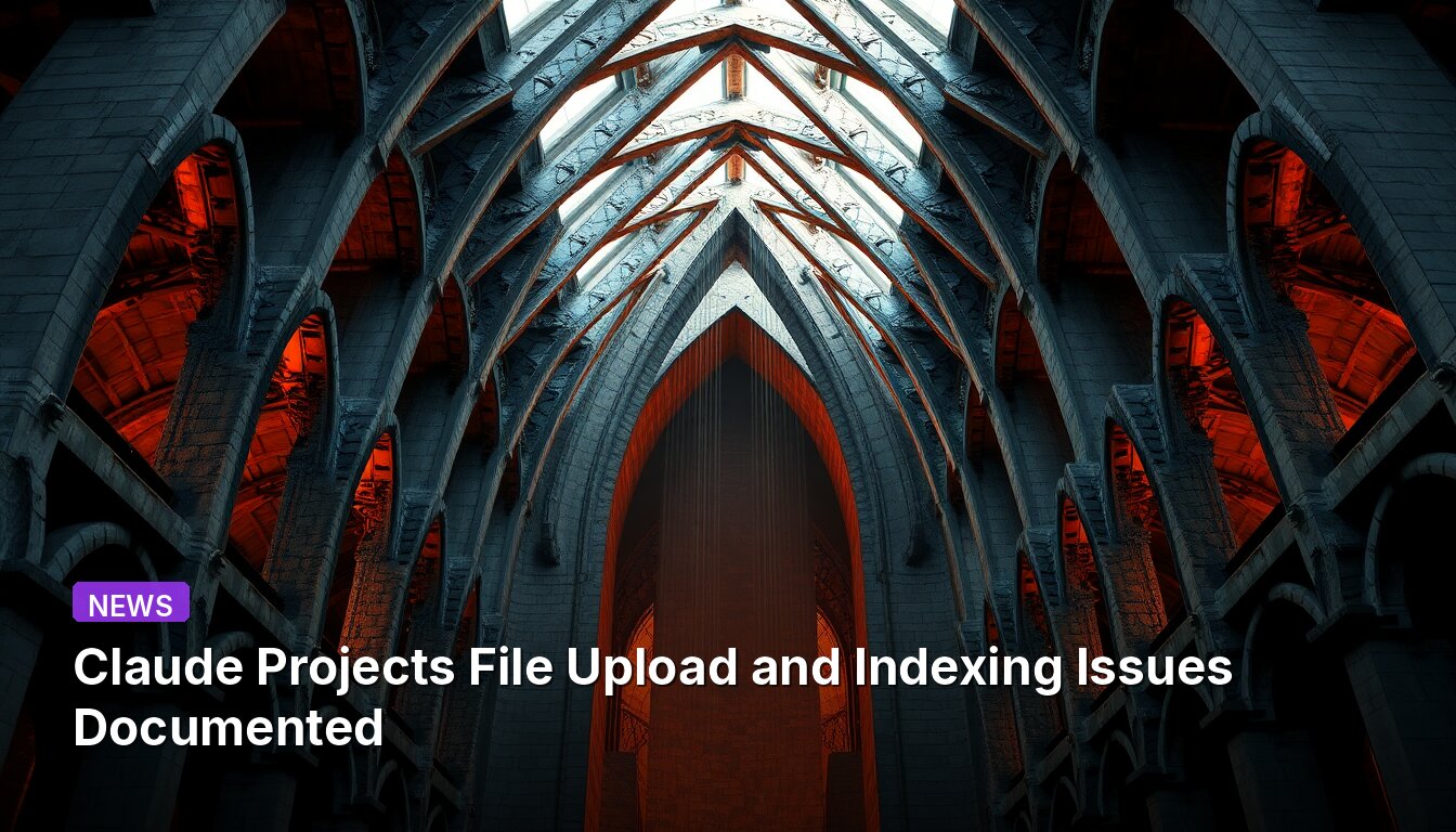 Claude Projects File Upload and Indexing Issues Documented