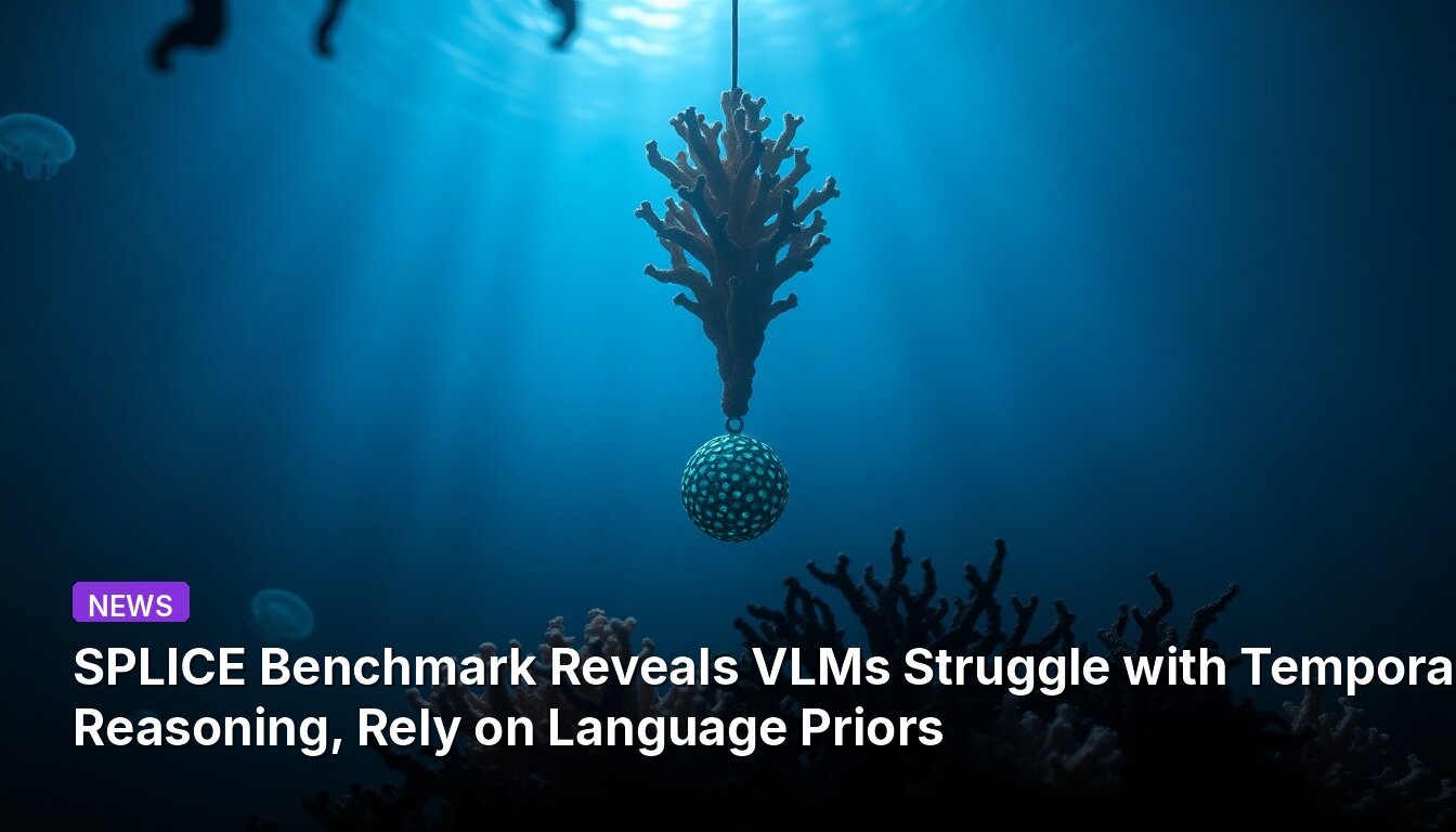 SPLICE Benchmark Reveals VLMs Struggle with Temporal Reasoning, Rely on Language Priors
