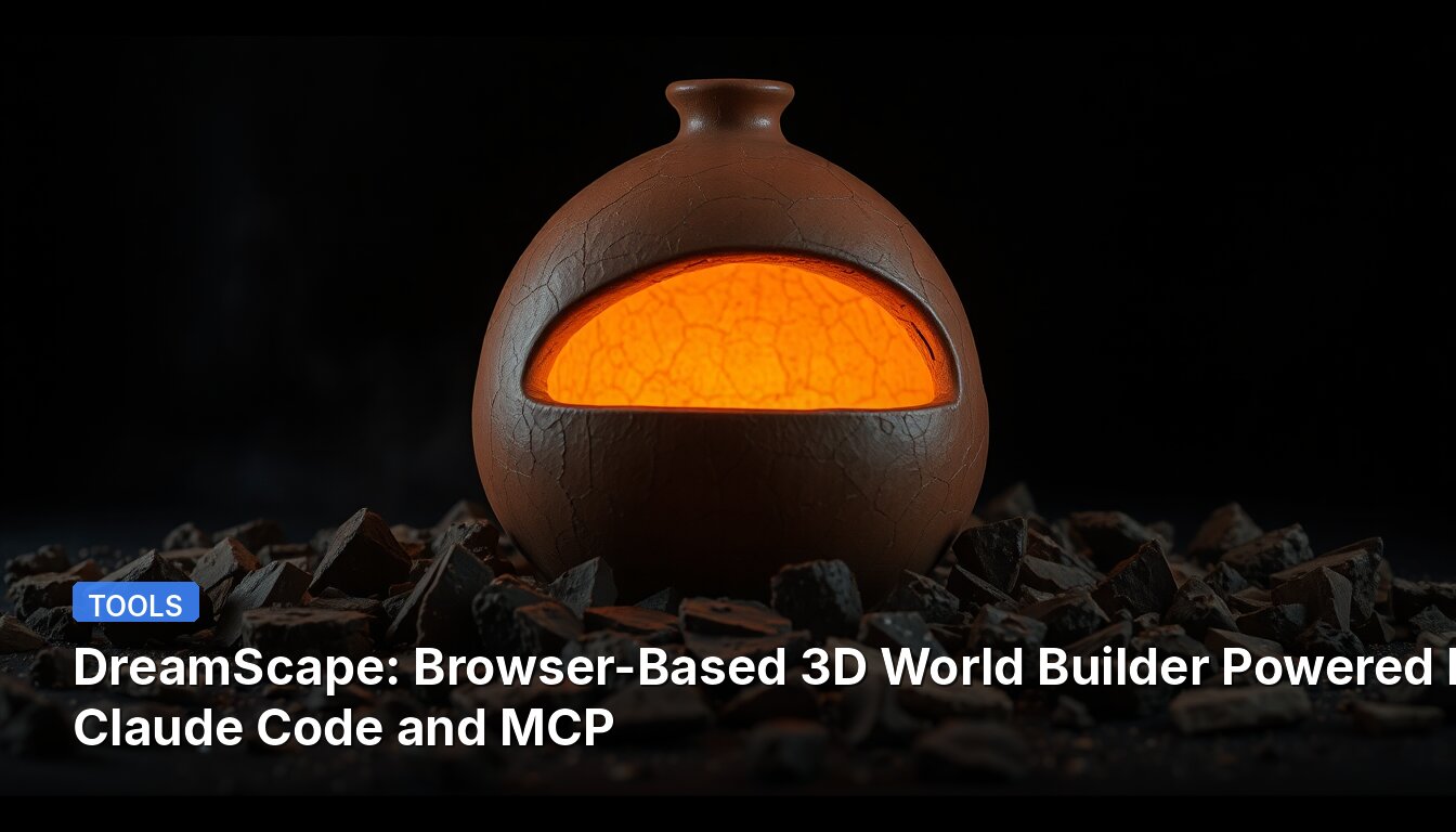 DreamScape: Browser-Based 3D World Builder Powered by Claude Code and MCP