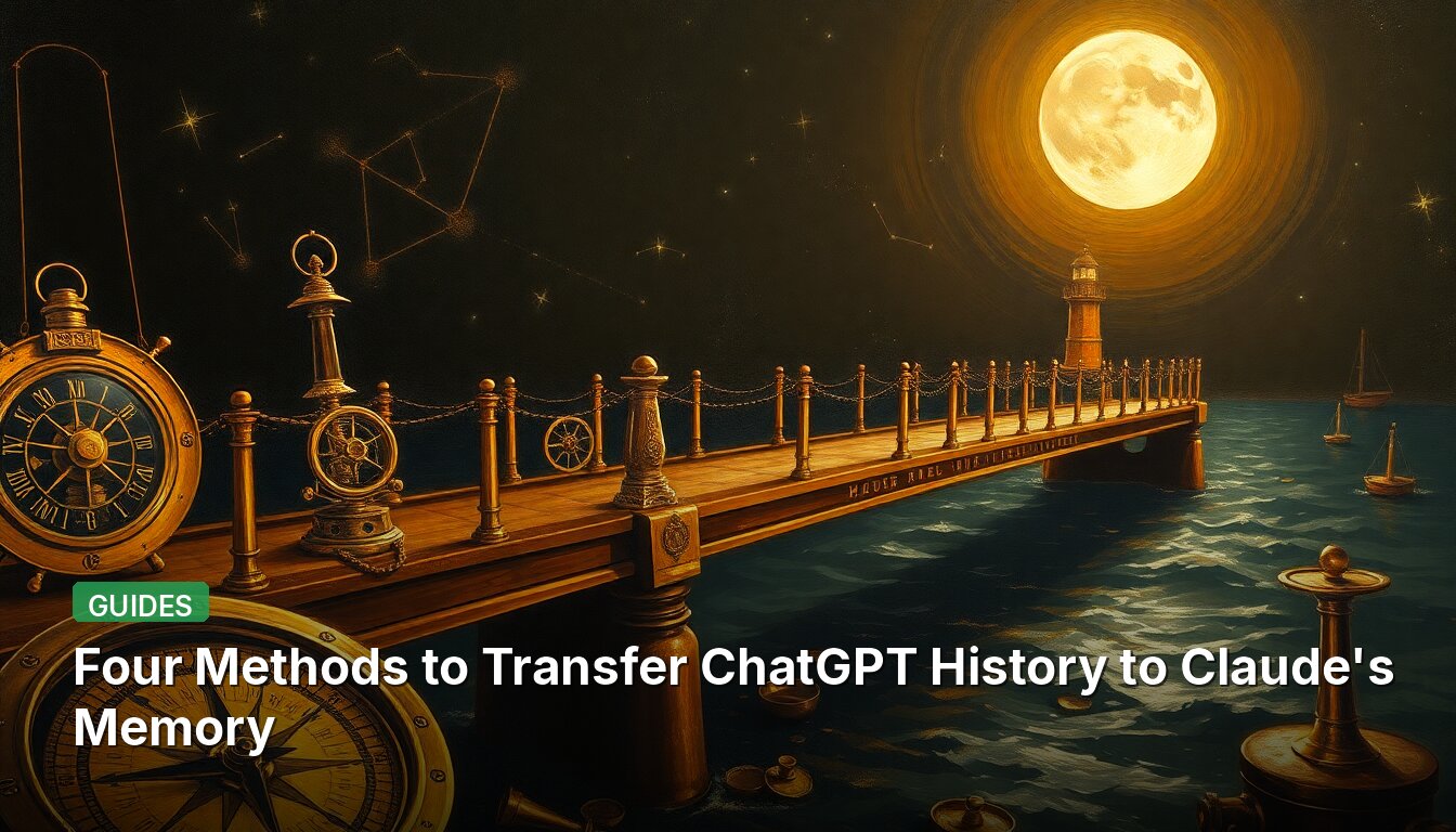 Four Methods to Transfer ChatGPT History to Claude's Memory