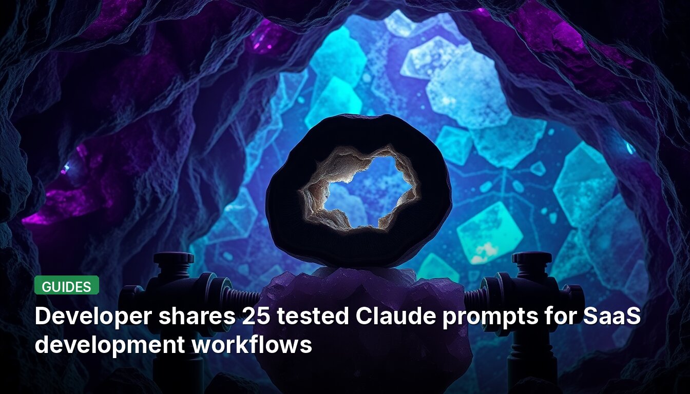 Developer shares 25 tested Claude prompts for SaaS development workflows