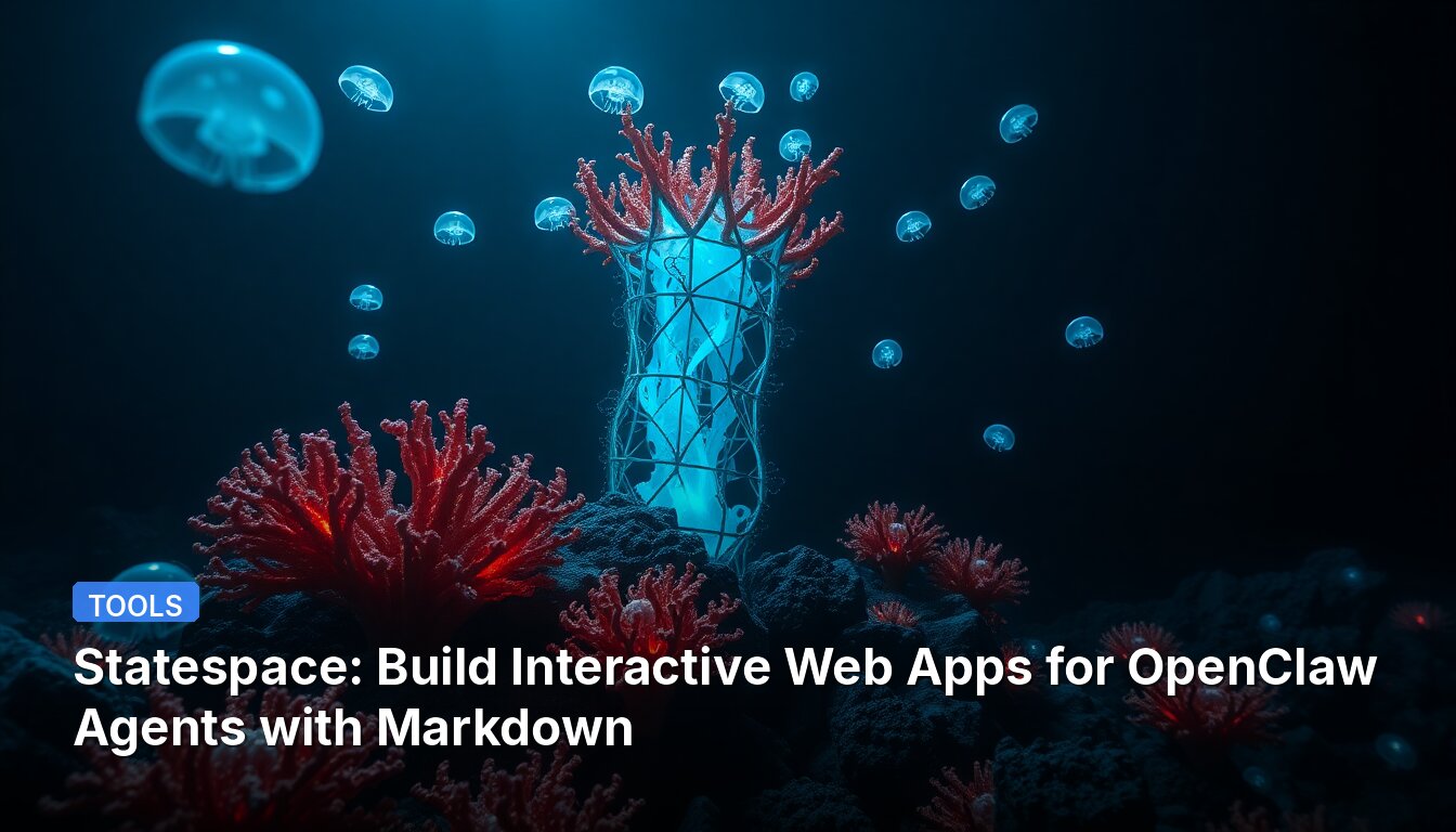 Statespace: Build Interactive Web Apps for OpenClaw Agents with Markdown