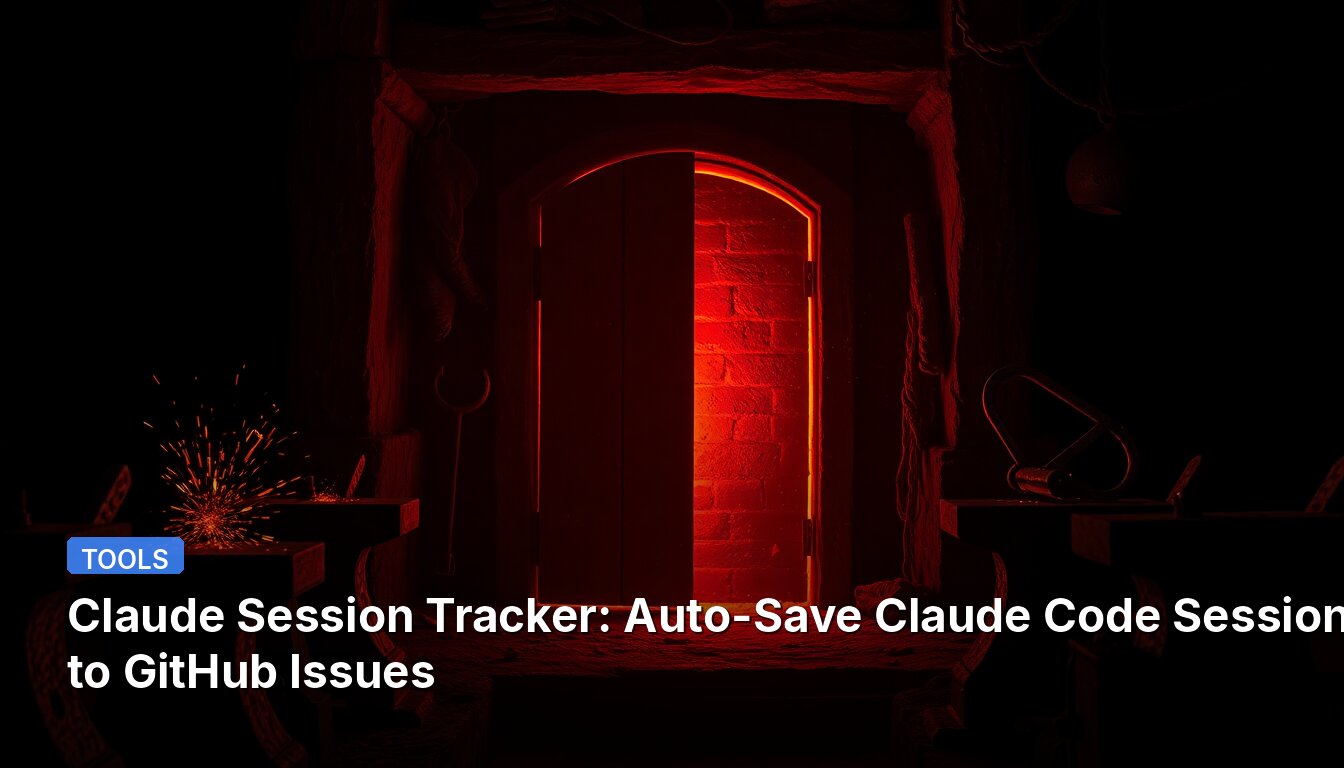 Claude Session Tracker: Auto-Save Claude Code Sessions to GitHub Issues
