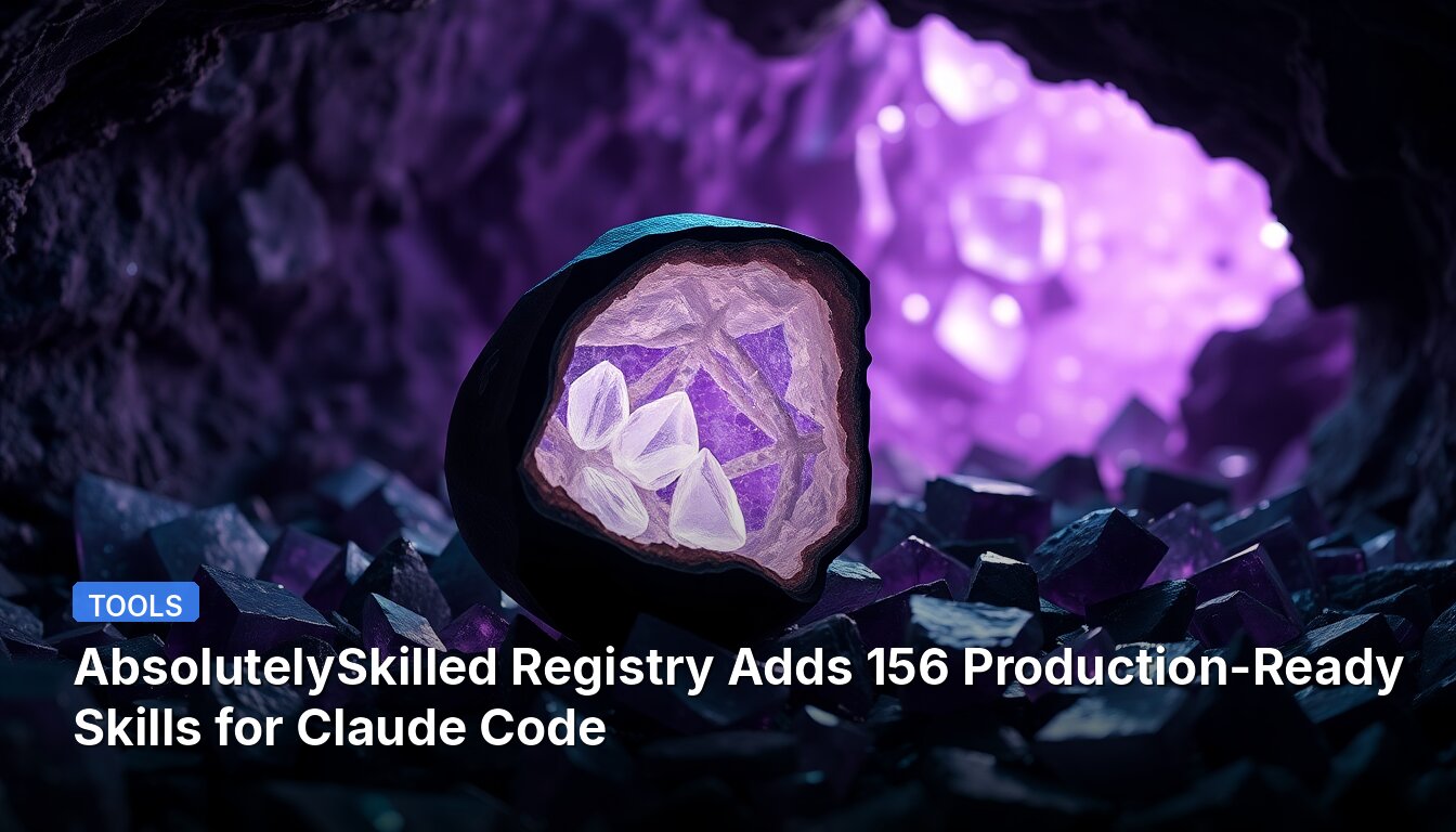 AbsolutelySkilled Registry Adds 156 Production-Ready Skills for Claude Code