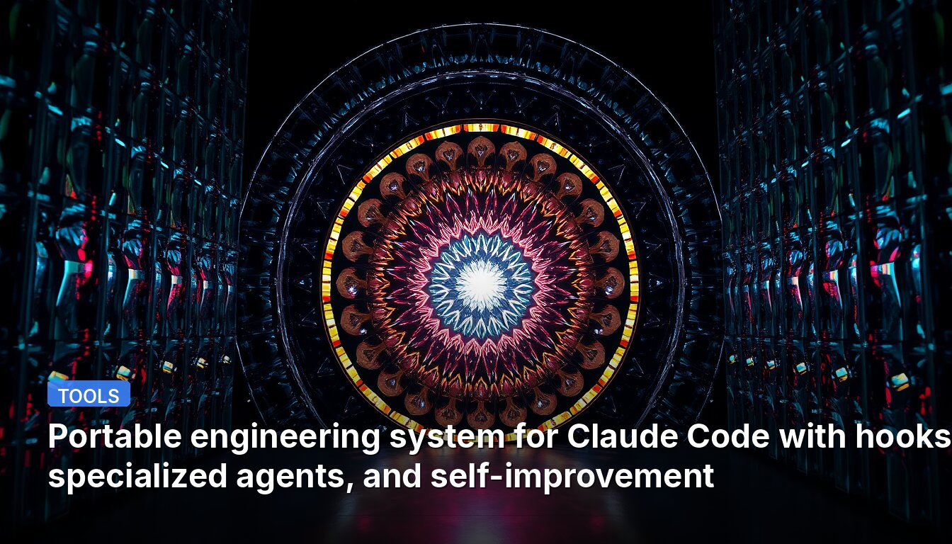 Portable engineering system for Claude Code with hooks, specialized agents, and self-improvement