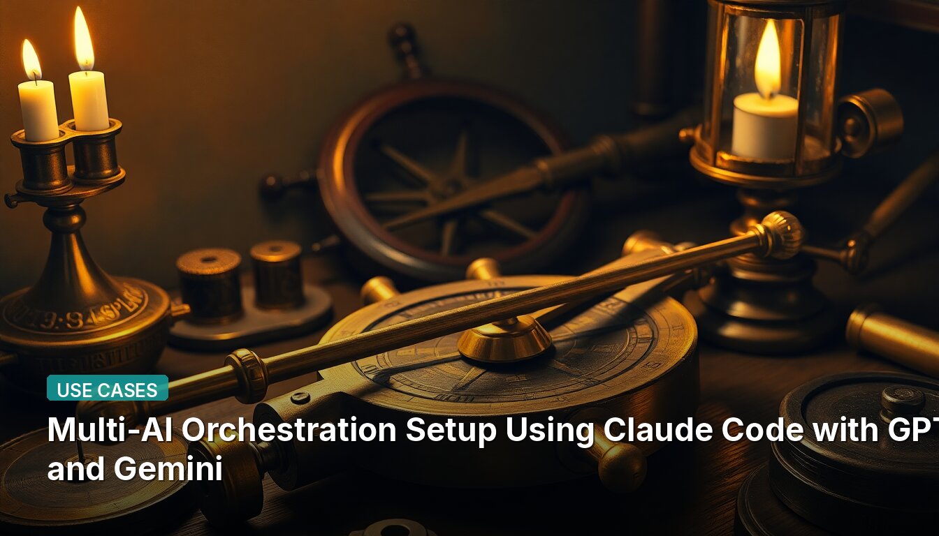 Multi-AI Orchestration Setup Using Claude Code with GPT and Gemini