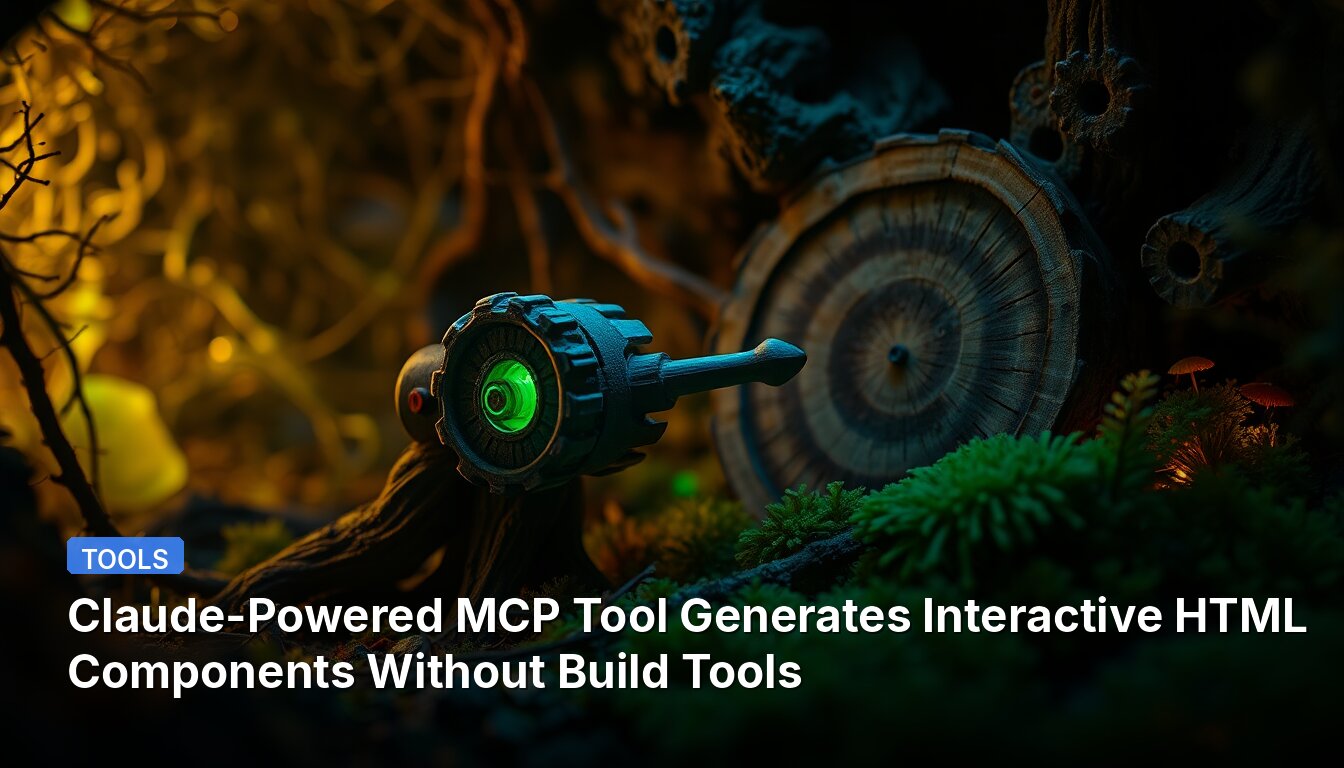 Claude-Powered MCP Tool Generates Interactive HTML Components Without Build Tools