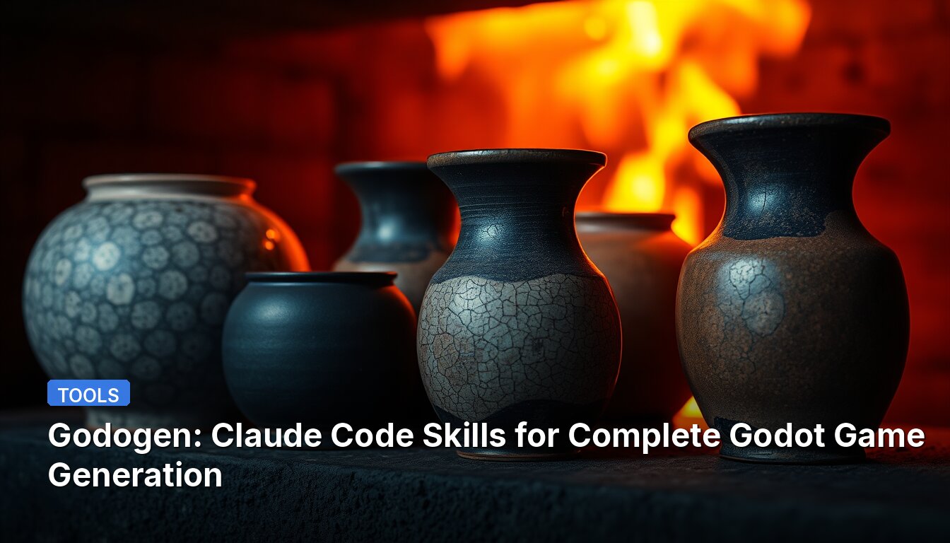Godogen: Claude Code Skills for Complete Godot Game Generation