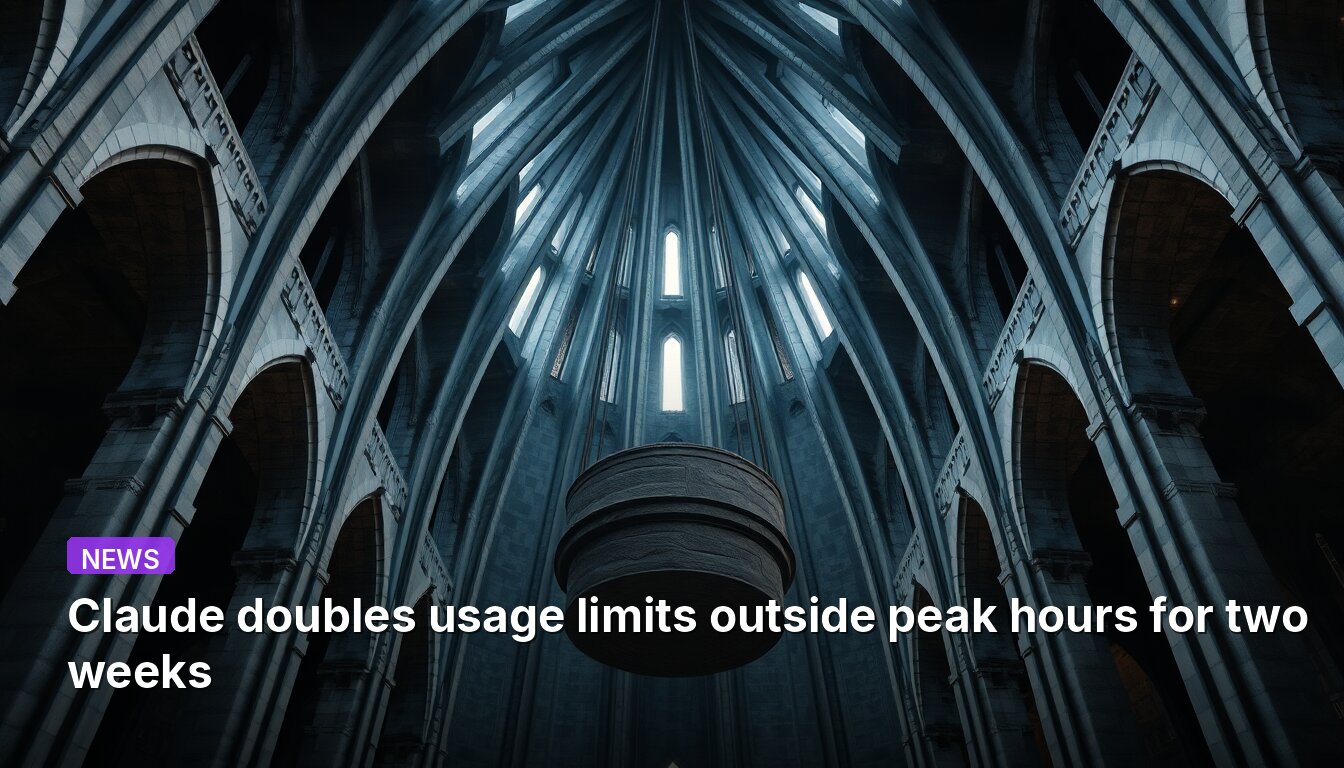 Claude doubles usage limits outside peak hours for two weeks