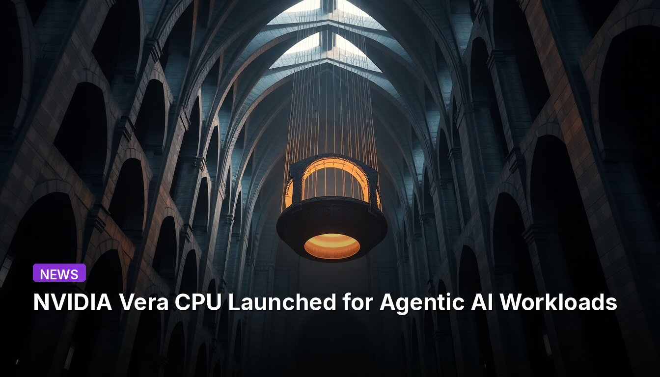 NVIDIA Vera CPU Launched for Agentic AI Workloads