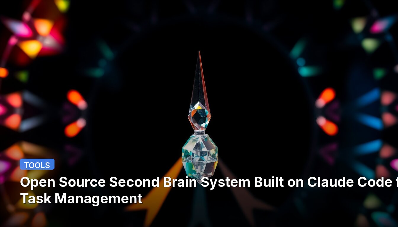 Open Source Second Brain System Built on Claude Code for Task Management