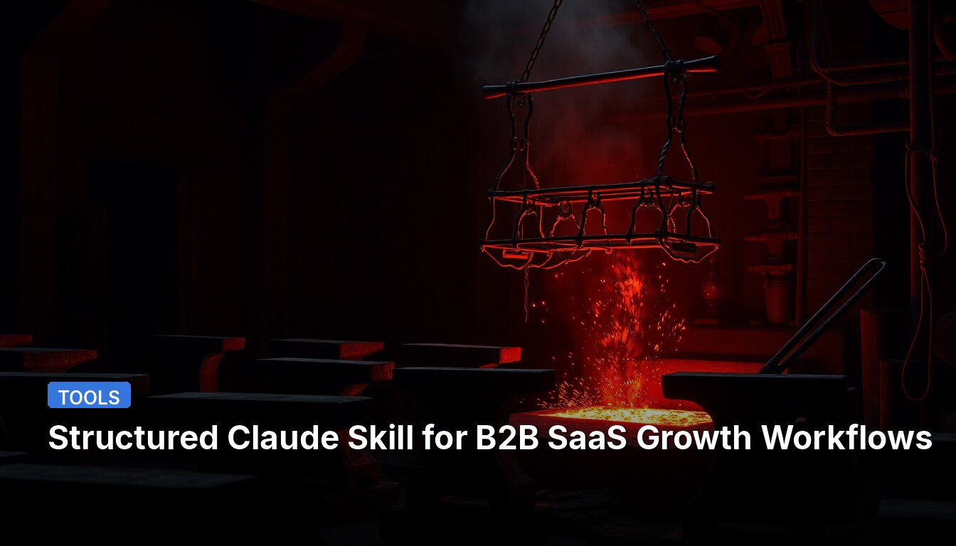 Structured Claude Skill for B2B SaaS Growth Workflows