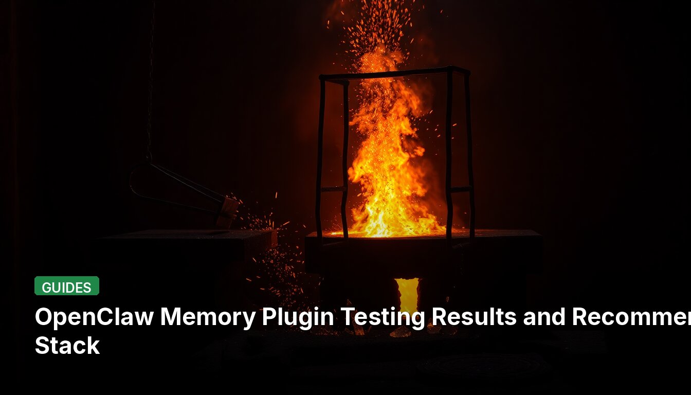 OpenClaw Memory Plugin Testing Results and Recommended Stack