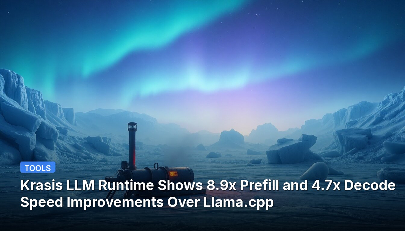 Krasis LLM Runtime Shows 8.9x Prefill and 4.7x Decode Speed Improvements Over Llama.cpp