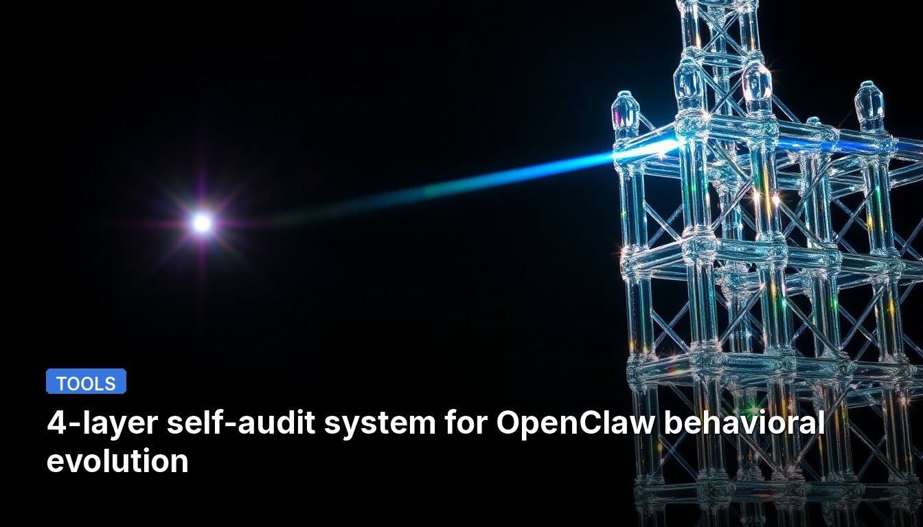 4-layer self-audit system for OpenClaw behavioral evolution