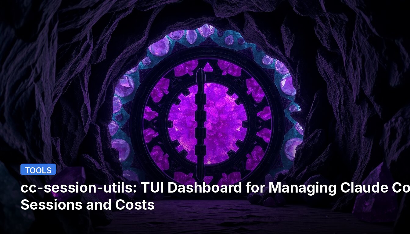 cc-session-utils: TUI Dashboard for Managing Claude Code Sessions and Costs